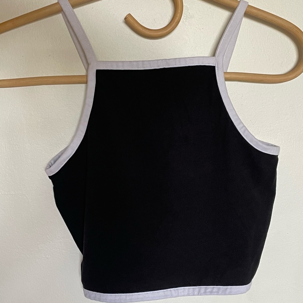 Cotton On Black and White Tank Top